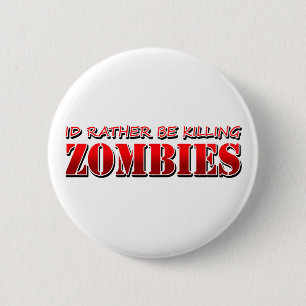 Zombie 6 Cm Round Badge