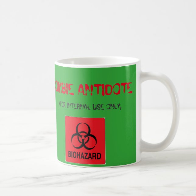 Zombie Antidote Coffee Mug (Right)