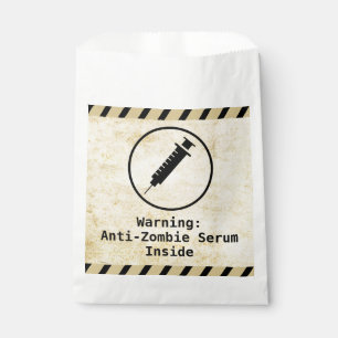 Zombie Apocalypse Birthday   Halloween Biohazard Favour Bag