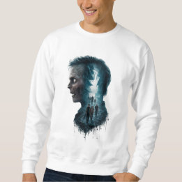 Zombie Apocalypse Double Exposure T-Shirt Sweatshirt