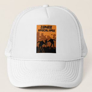 Zombie Apocalypse Gifts Trucker Hat