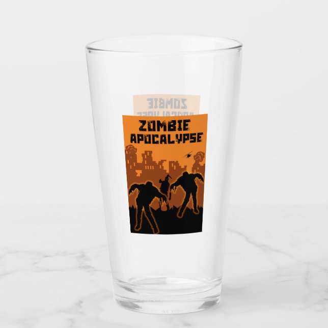 Zombie Apocalypse Glass (Front)