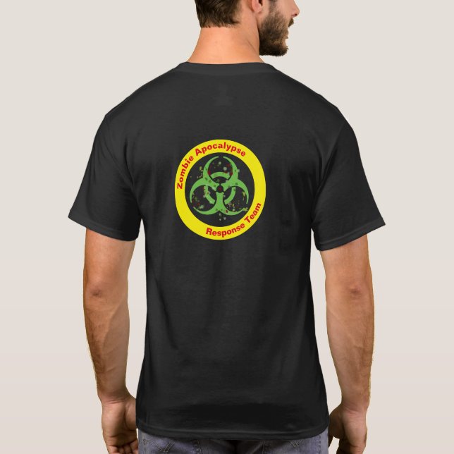 Zombie Apocalypse Gore Splatter T-Shirt (Back)