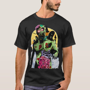Zombie Apocalypse Happy Halloween Costume T-Shirt