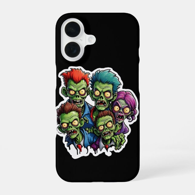 Zombie Apocalypse iPhone 16 Case (Back)