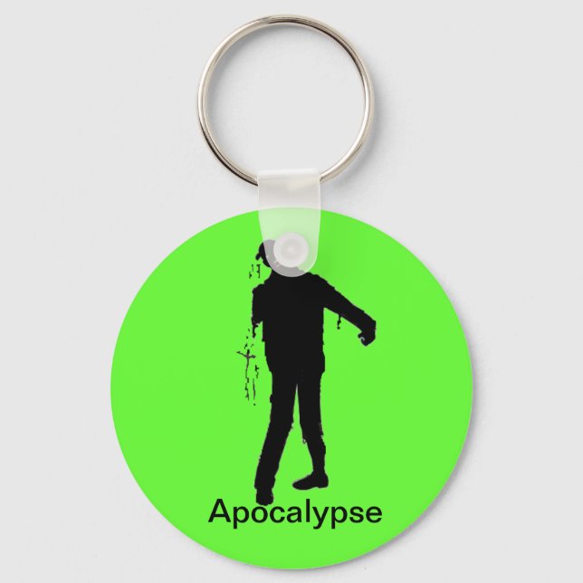 Zombie Apocalypse Key Ring (Front)