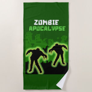 Zombie Apocalypse Kids Beach Towel