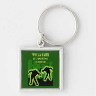 Zombie Apocalypse Kids Key Ring