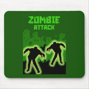 Zombie Apocalypse Kids Mouse Pad
