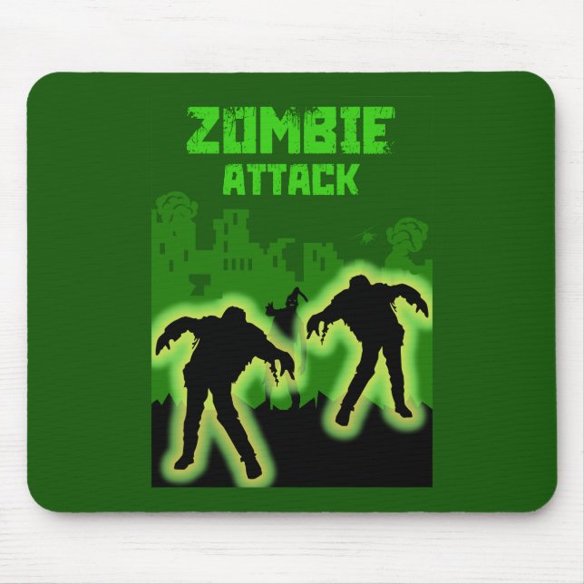 Zombie Apocalypse Kids Mouse Pad (Front)