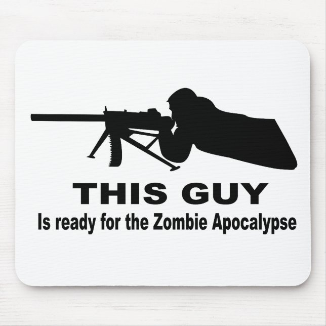 Zombie Apocalypse Mouse Pad (Front)