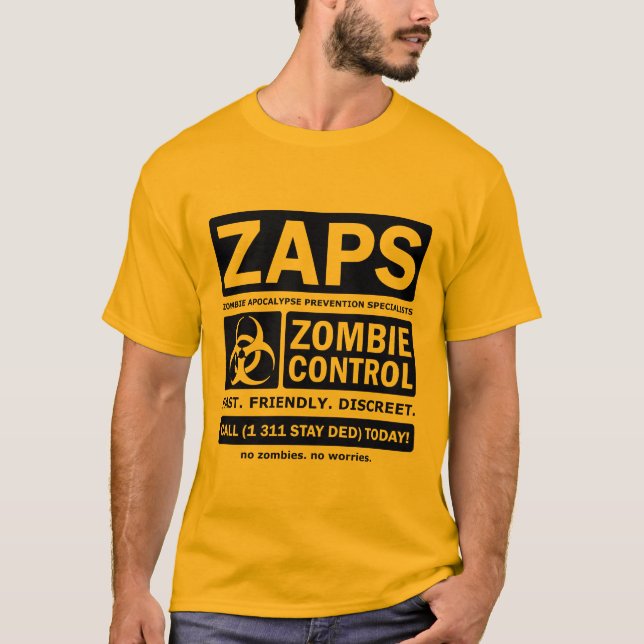 Zombie Apocalypse Prevention Specialist T-Shirt (Front)