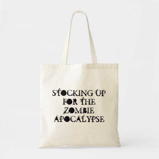 Zombie Apocalypse Supply tote Bag (Front)