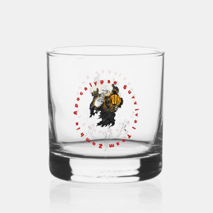 Zombie Apocalypse Survival Team can you survive Whiskey Glass