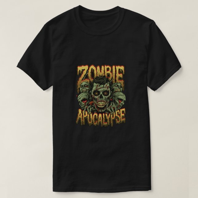 Zombie Apocalypse T-Shirt (Design Front)