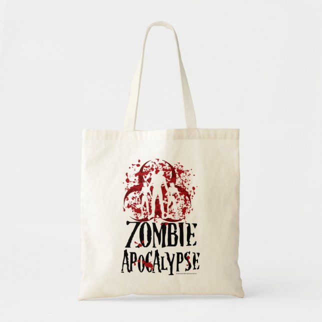 Zombie Apocalypse Tote Bag (Front)