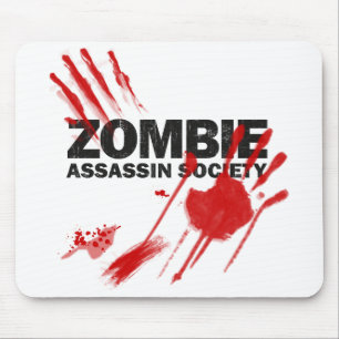 Zombie Assassin Society Mouse Pad