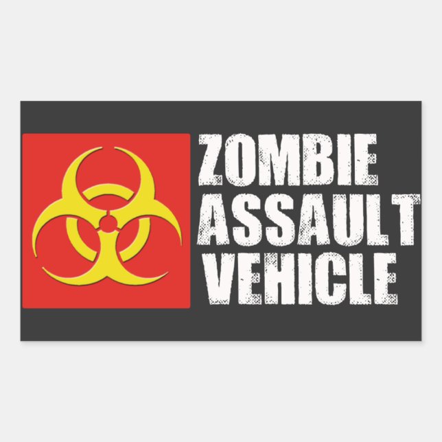 Zombie Assault Vehicle Sticker (Front)