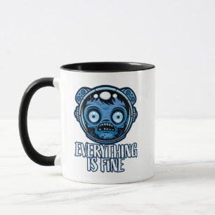 Zombie Astronaut Is Fine Mug