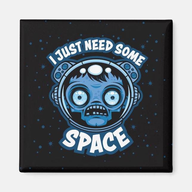 Zombie Astronaut Needs Some Space Magnet (Front)