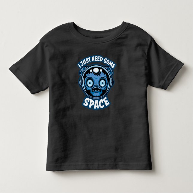 Zombie Astronaut Needs Some Space Toddler T-Shirt (Front)
