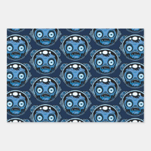 Zombie Astronaut Wrapping Paper Sheet