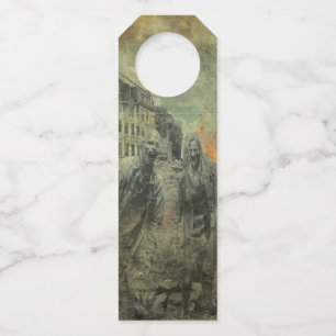 Zombie Attack Consume Right Away Funny Halloween Bottle Tag