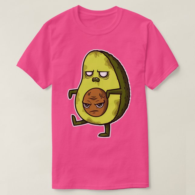 zombie avocado Halloween designs T-Shirt (Design Front)