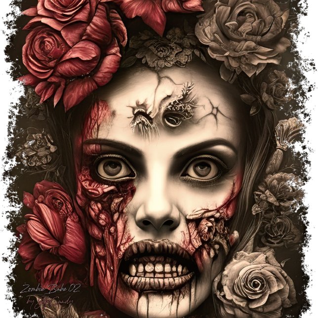 Zombie Babe 02 Poster (Creator Uploaded)