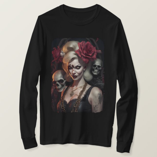 Zombie Babe 07 T-Shirt (Design Front)
