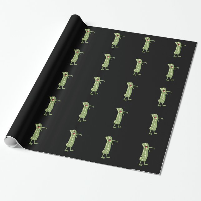 Zombie bacon wrapping paper! paper (Unrolled)