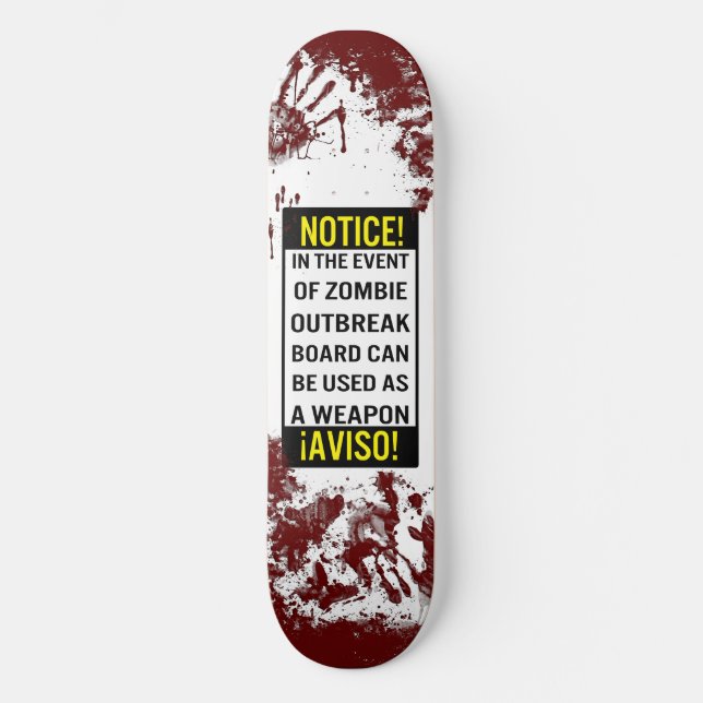 Zombie Basher Skateboard (Front)