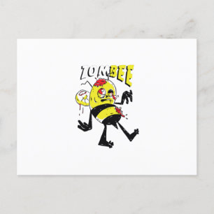 Zombie Bee Postcard
