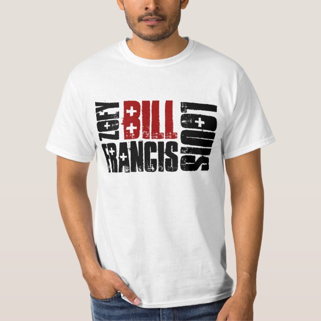 Zombie Bill White T-Shirt (Front)
