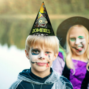 Zombie Birthday Party Boy Monster Halloween Party Hat