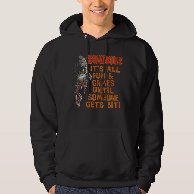 Zombie Bite Hoodie (Front)