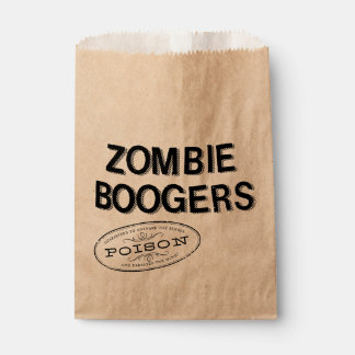 Zombie Boogers Trick or Treat Favour Bag