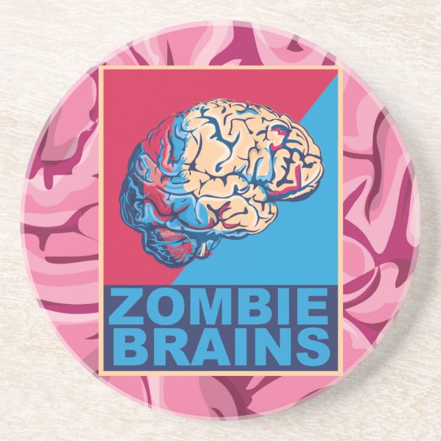 Zombie Brain Coaster (Front)