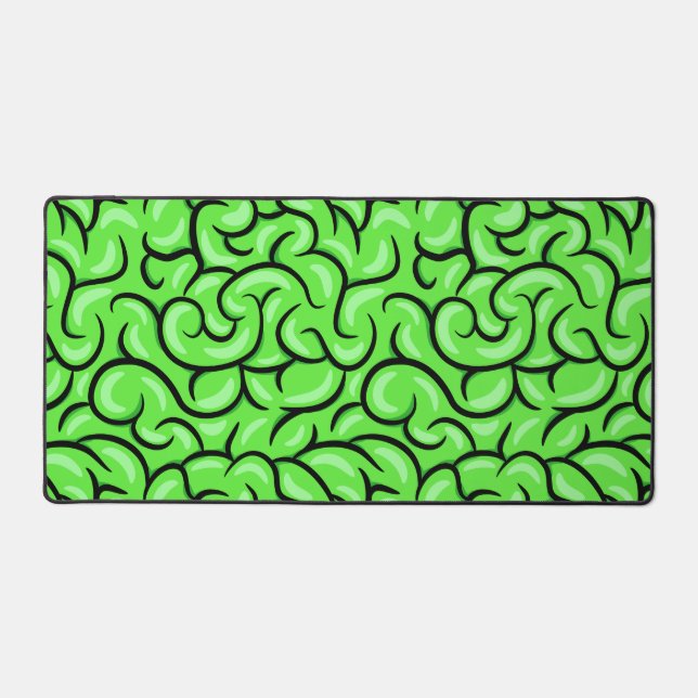 Zombie Brain Desk Mat (Front)