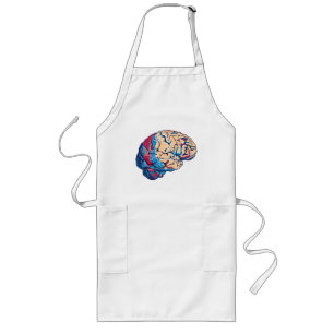 Zombie Brain Long Apron