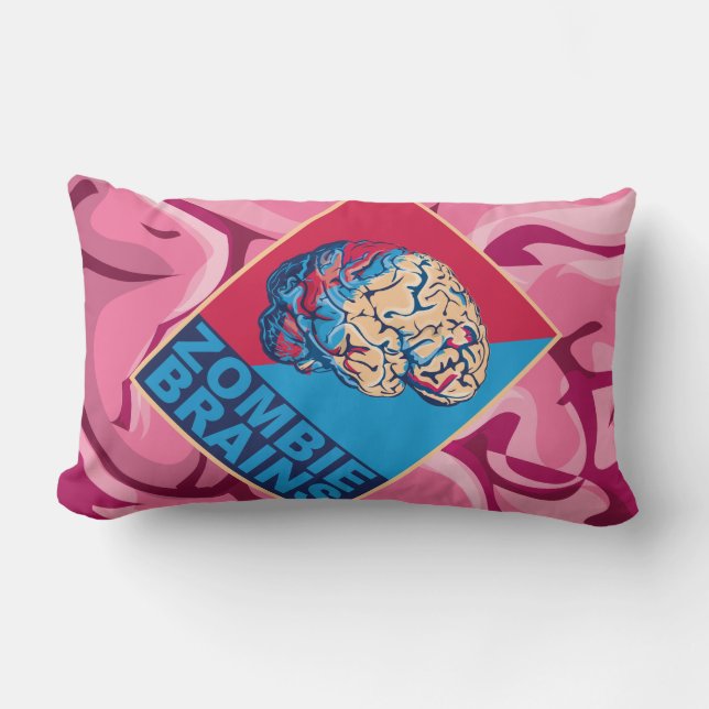 Zombie Brain Lumbar Cushion (Front)