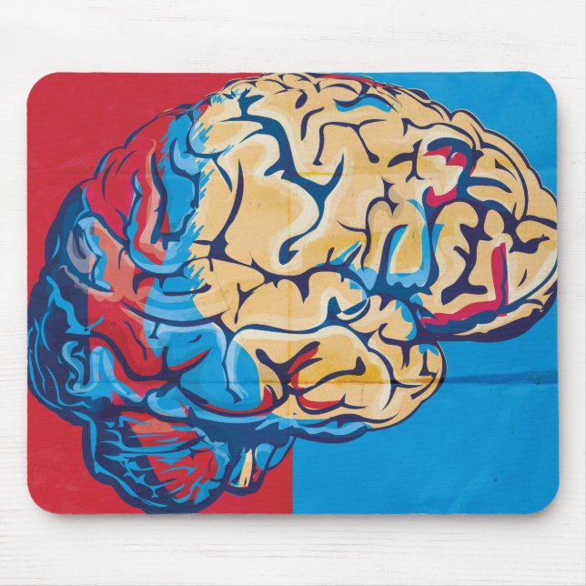 Zombie Brain Mouse Pad (Front)