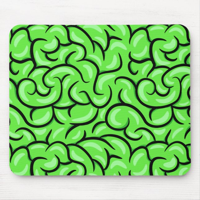 Zombie Brain Mouse Pad (Front)