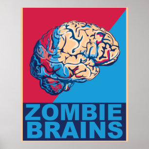 Zombie Brain Poster