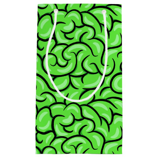 Zombie Brain Small Gift Bag (Front)