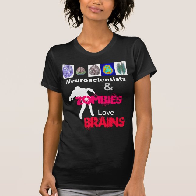 Zombie Brain Woman's Tee (Front)