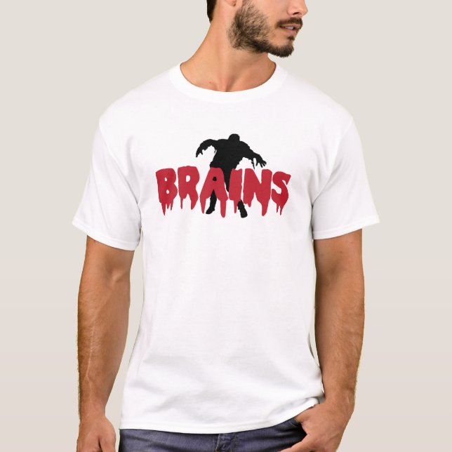 Zombie Brains T-Shirt (Front)