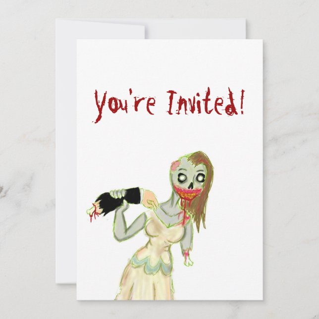 Zombie Bride Invitations (Front)