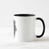 Zombie broach mug