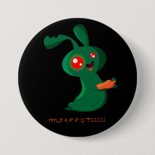 Zombie Bunny 7.5 Cm Round Badge
